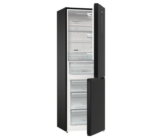 Lodówka Gorenje NRK6192ABK4 Slot-In No Frost 185cm Czarna AdaptTech KitchenFit 300L - 1019331 - zdjęcie 4